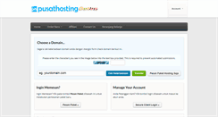 Desktop Screenshot of client.pusathosting.com