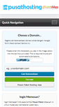 Mobile Screenshot of client.pusathosting.com